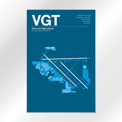 VGT Airport Diagram