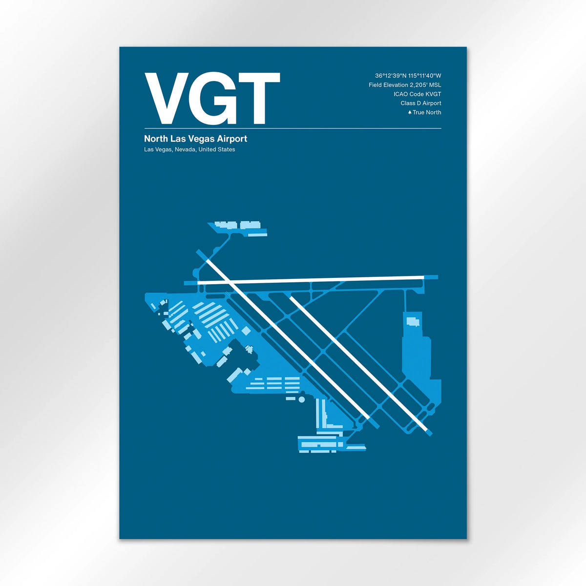 VGT Airport Diagram