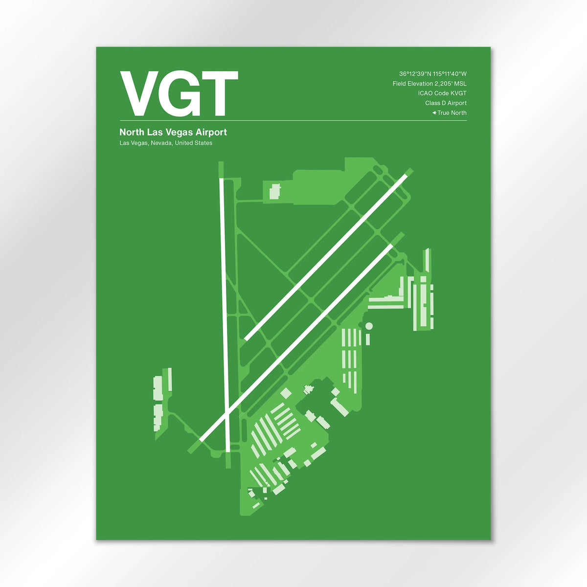 VGT Airport Diagram