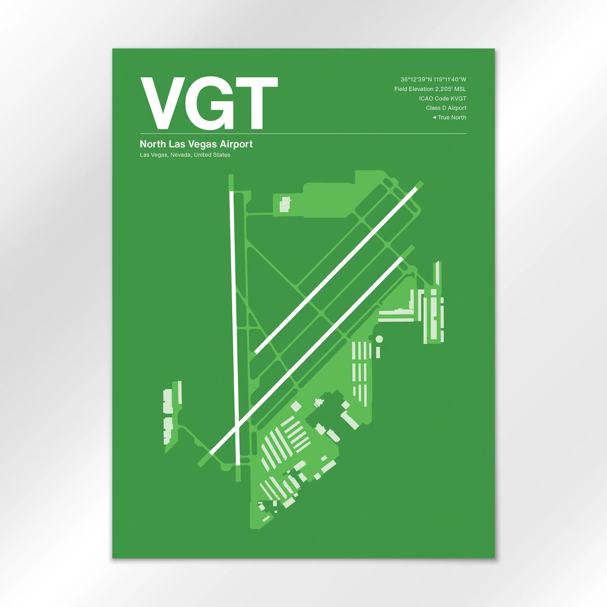 VGT Airport Diagram