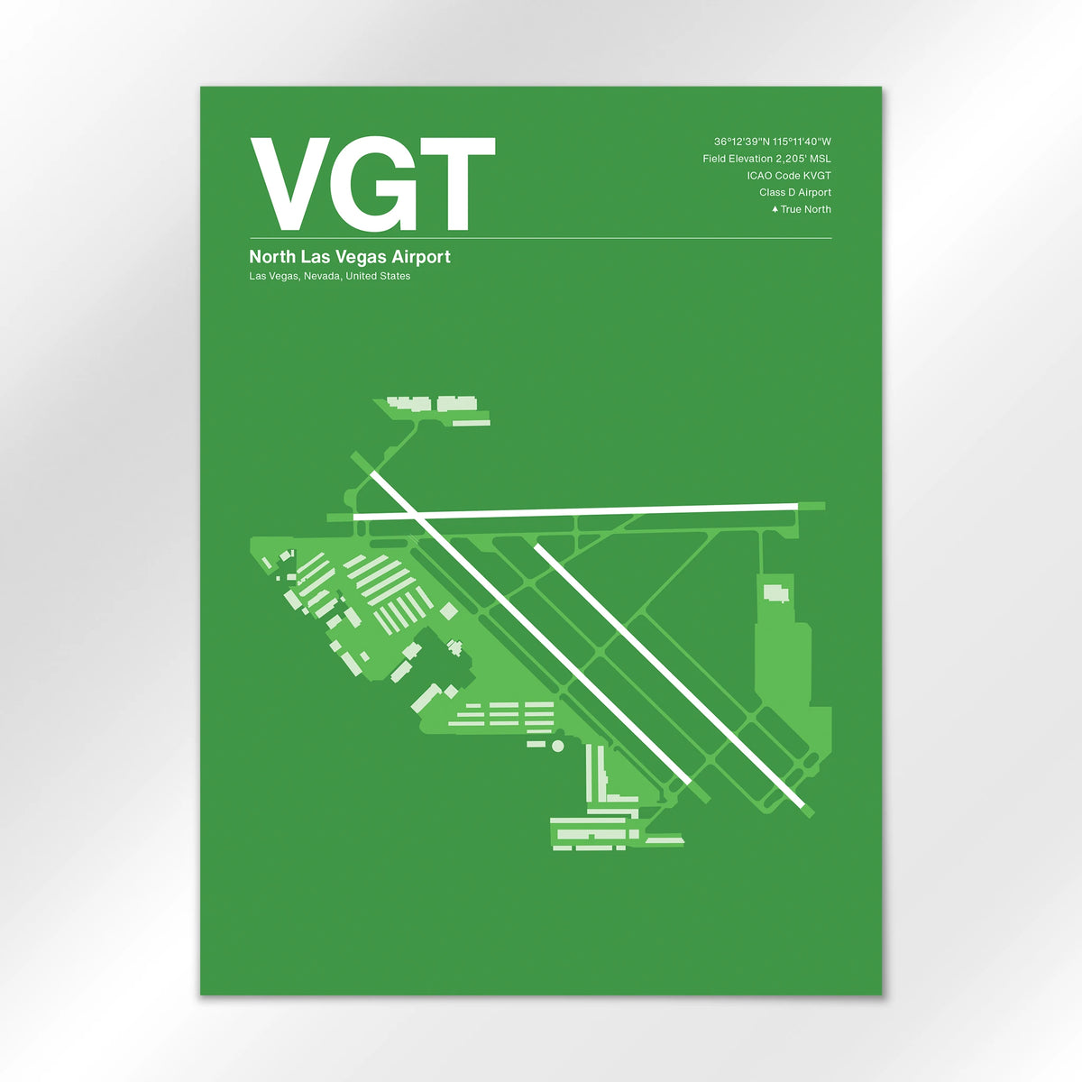 VGT Airport Diagram