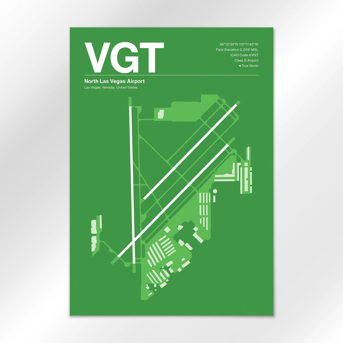 VGT Airport Diagram