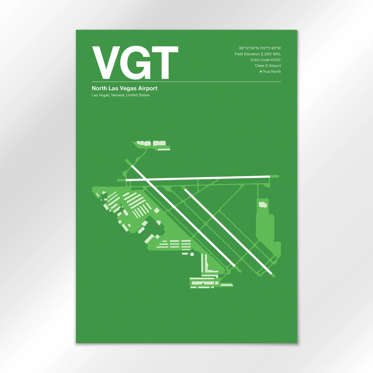 VGT Airport Diagram