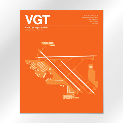 VGT Airport Diagram