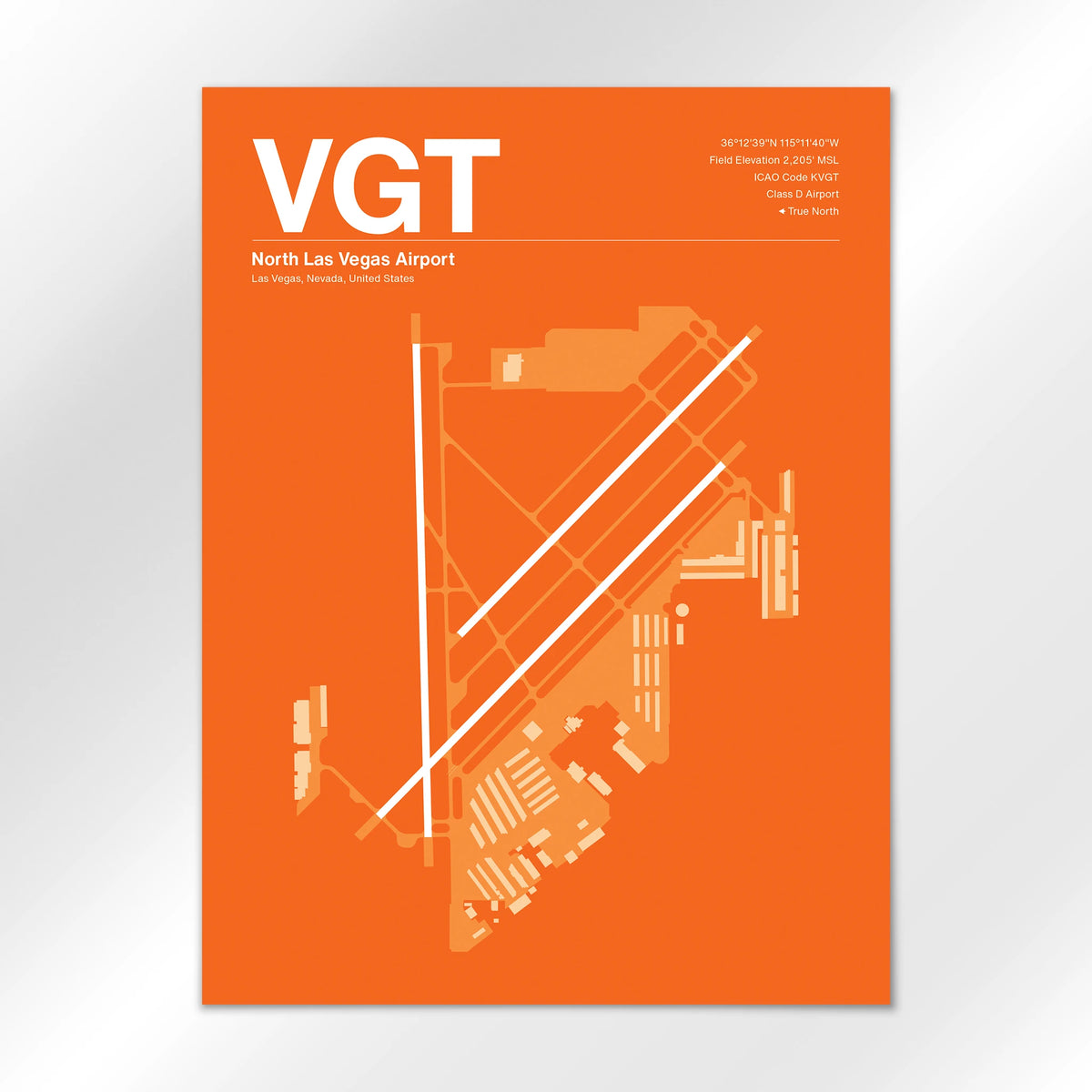 VGT Airport Diagram