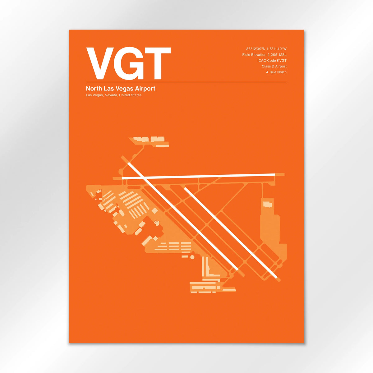 VGT Airport Diagram