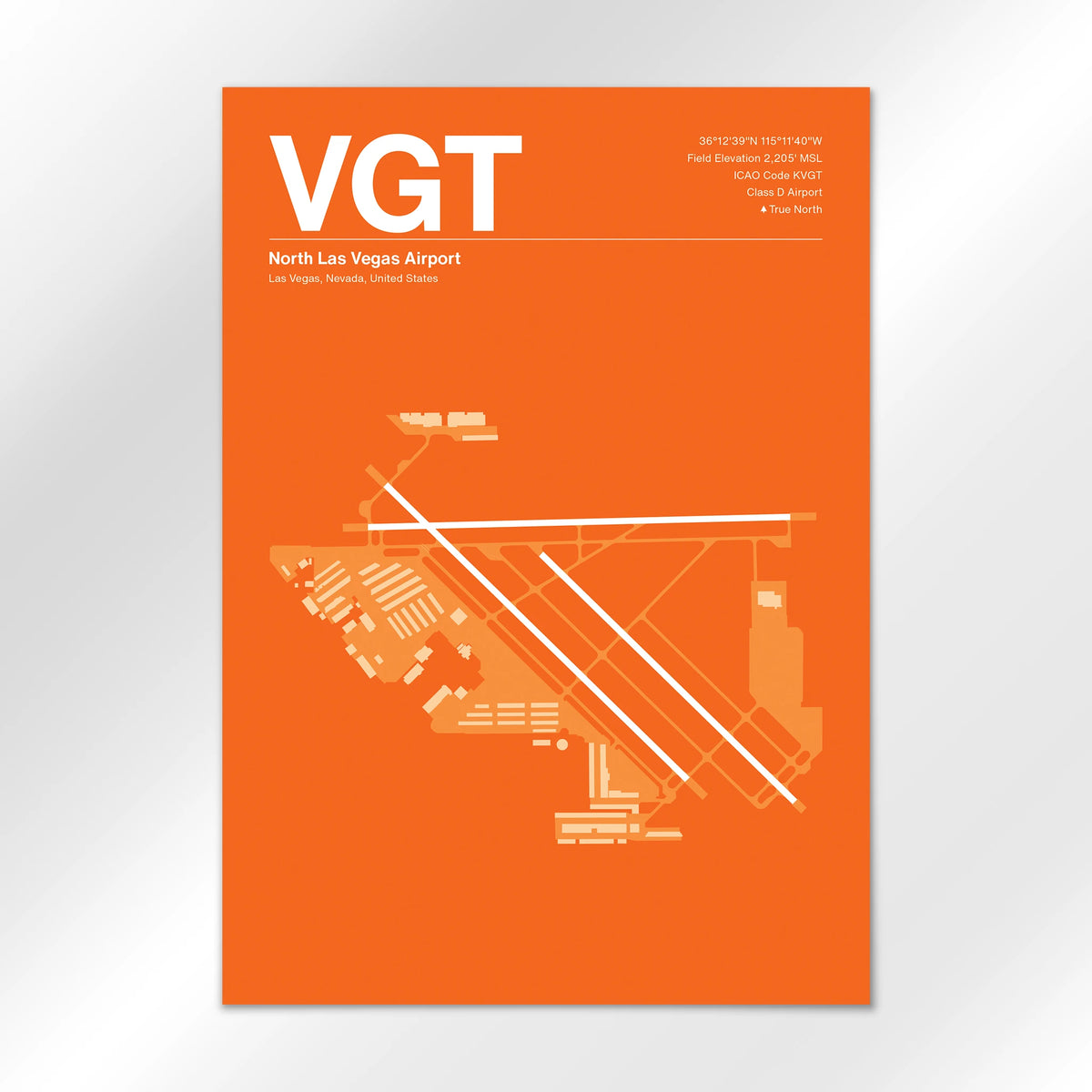 VGT Airport Diagram