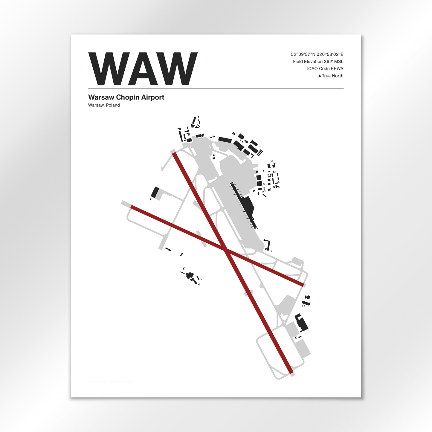 WAW Airport Diagram