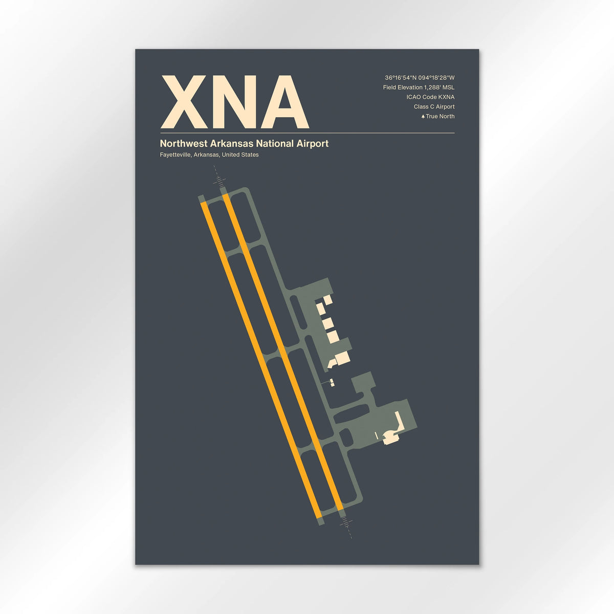 XNA Airport Diagram
