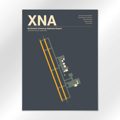 XNA Airport Diagram