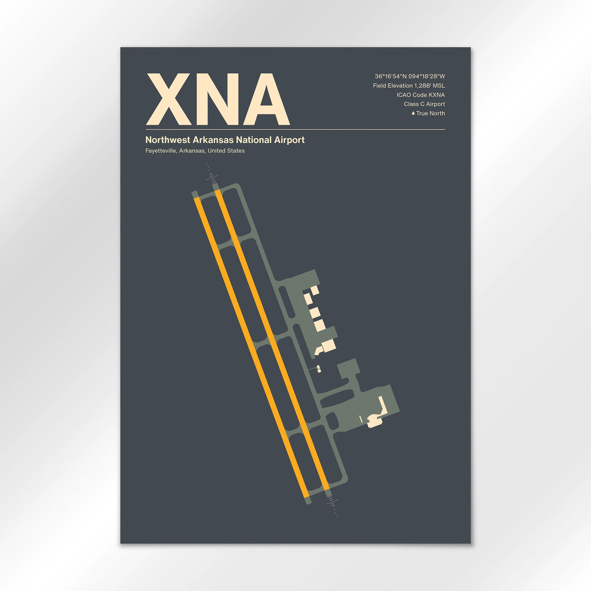 XNA Airport Diagram