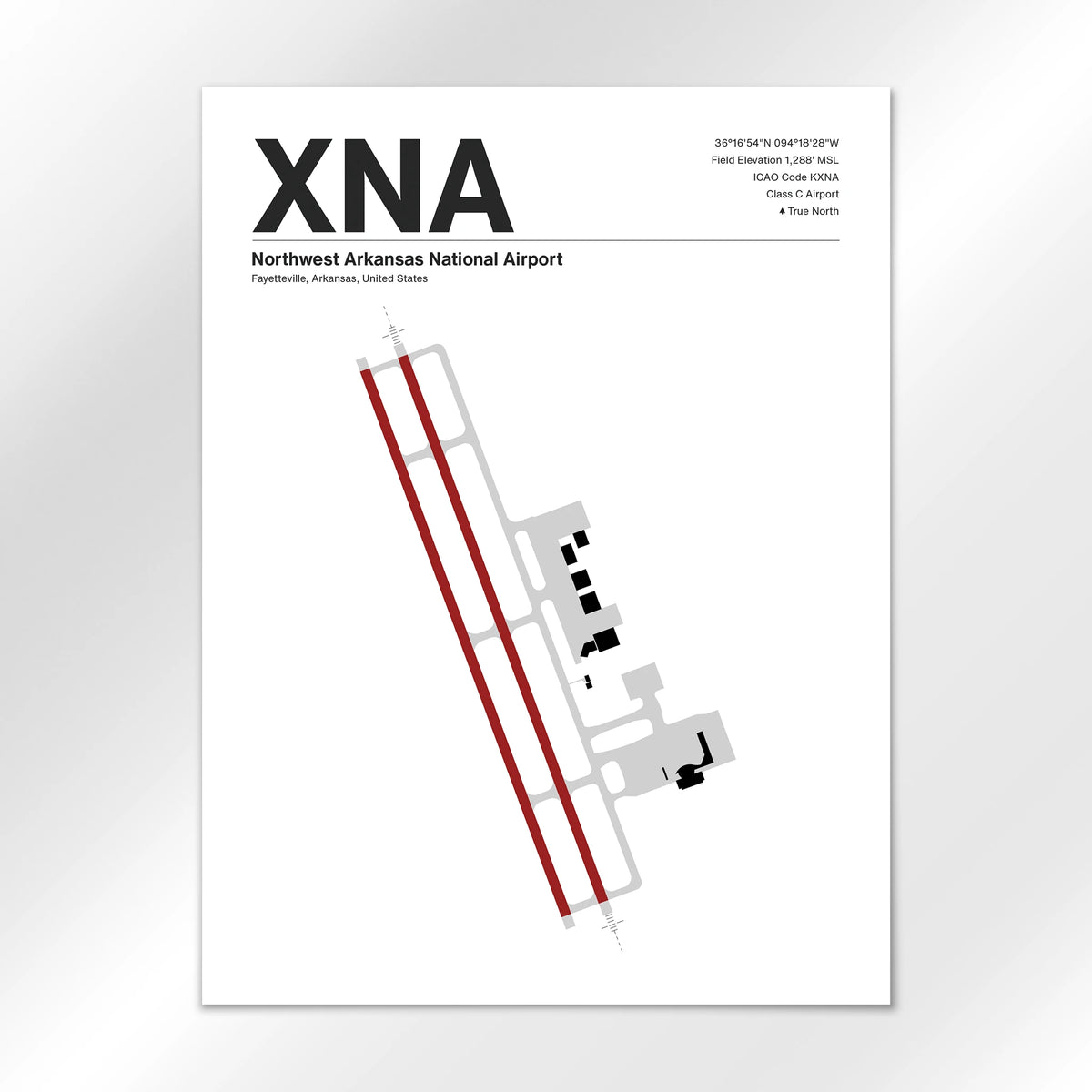 XNA Airport Diagram