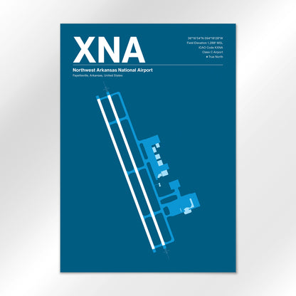 XNA Airport Diagram