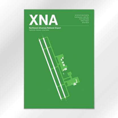XNA Airport Diagram