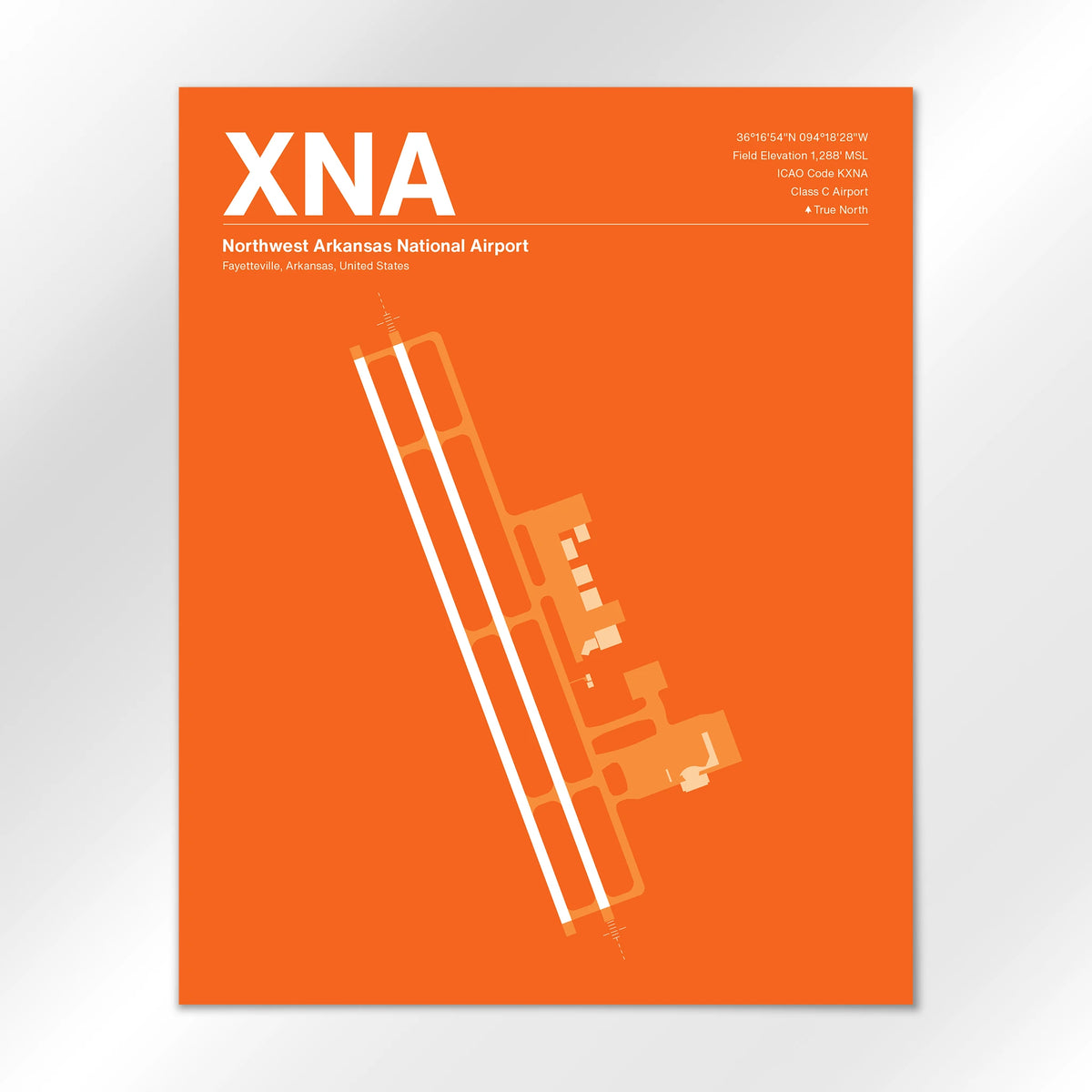 XNA Airport Diagram