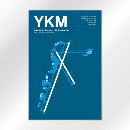 YKM | Yakima - Skyline Blue - 12×18" - No Frame