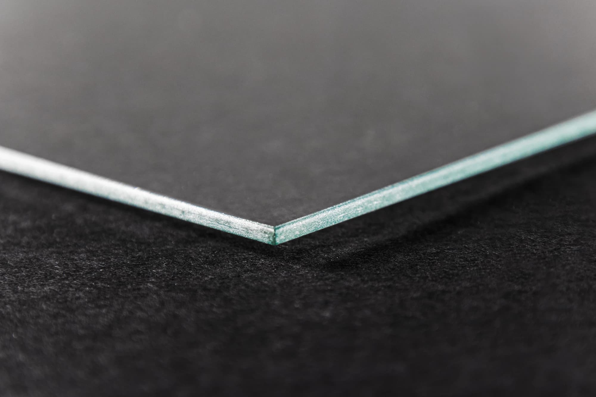 Premium frame with real glass close-up